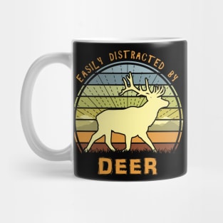 Easily Distracted By Deer Mug